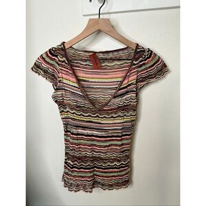 Missoni Multicolor Zig Zag Top | Multicolor in 40
